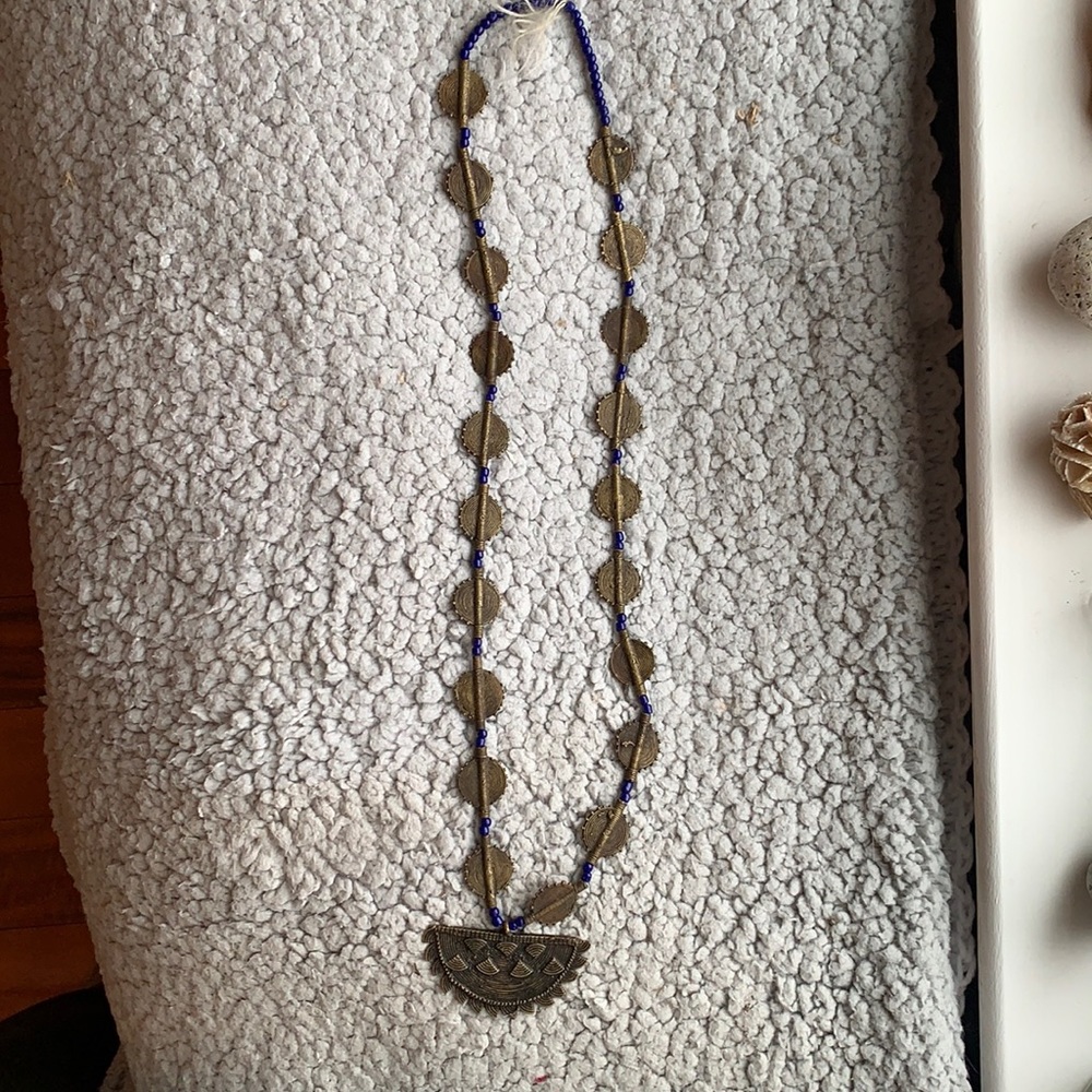 African metal Necklace